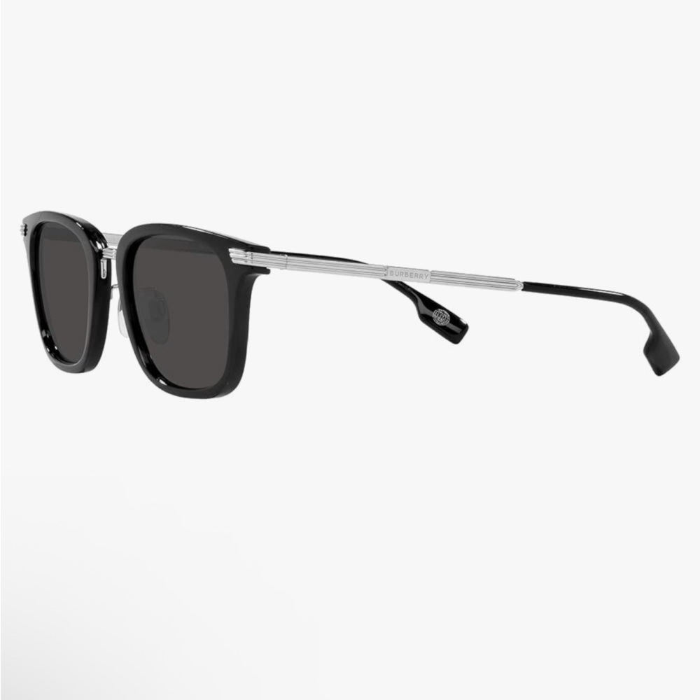 Burberry Black and Silver Eyewear